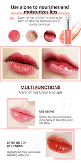 Ibcccndc Lip Gloss Lipstick Moisturizing And Nourishing Lip Lacquer Transparent Toot Lip Gloss