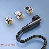 Compatible With Appl E , 540 Degree Rotating Magnetic Data Cable Three In One