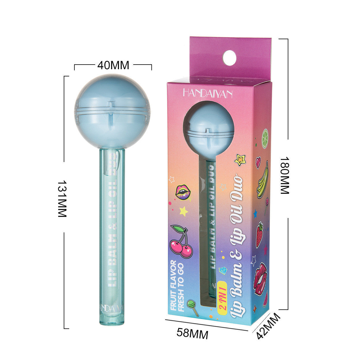 Two-in-one Lollipop Color Changing Lipstick