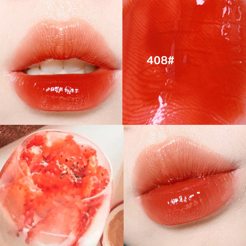 Ice-through Lip Glaze Moisturizing And Shiny Mirror Jelly Is Not Easy To Decolorize