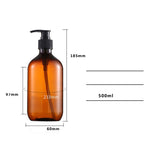 Push The Pump Brown Shower Gel Bottle