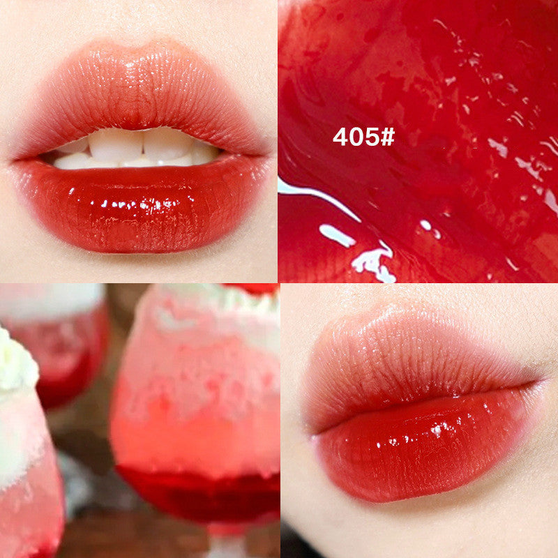 Ice-through Lip Glaze Moisturizing And Shiny Mirror Jelly Is Not Easy To Decolorize