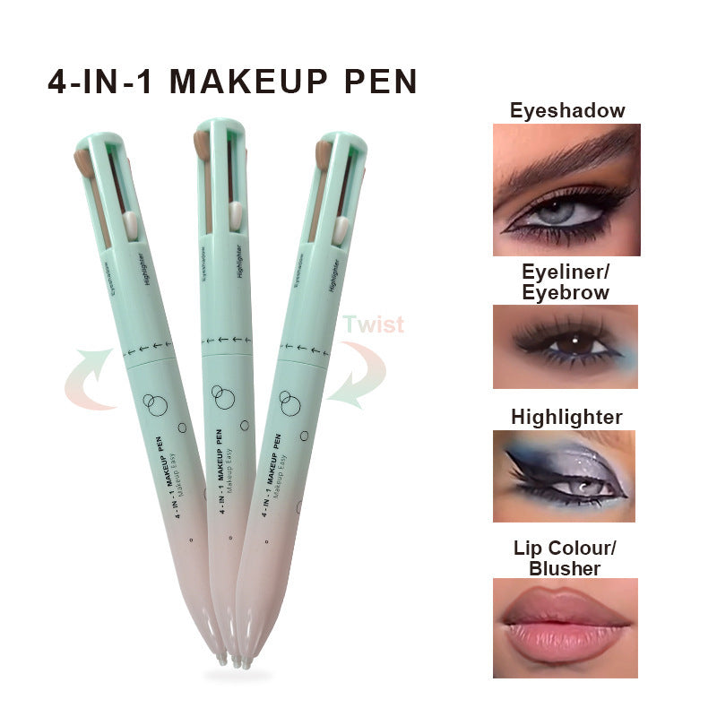 Cosmetic Brush Lip Liner Highlight Eyeliner Eyebrow Pencil