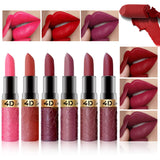 6 PCs Lipstick Kit Matte European And American Valentine's Day