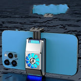 Mobile Phone Radiator Game Handle Auxiliary Button Cooling Fin With Ice On The Back Mobile Phone Cooler