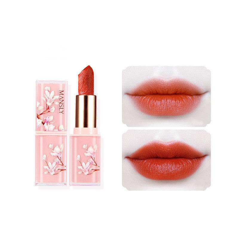 Carved Velvet Matte Lipstick Cheap Waffle Skin Whitening And Moisturizing