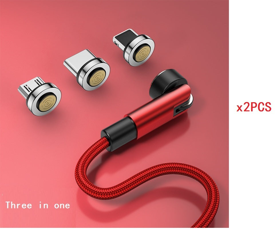 Compatible With Appl E , 540 Degree Rotating Magnetic Data Cable Three In One