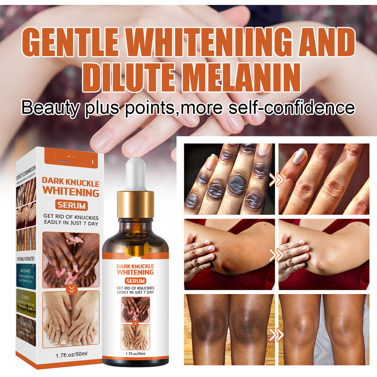 Joint Darkening Serum To Lighten Melanin