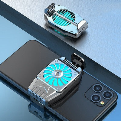 Mobile Phone Radiator Game Handle Auxiliary Button Cooling Fin With Ice On The Back Mobile Phone Cooler