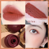 Matte Velvet Female Plain Makeup White Does Not Fade Non-stick Cup Glaze Student Party Lipstick