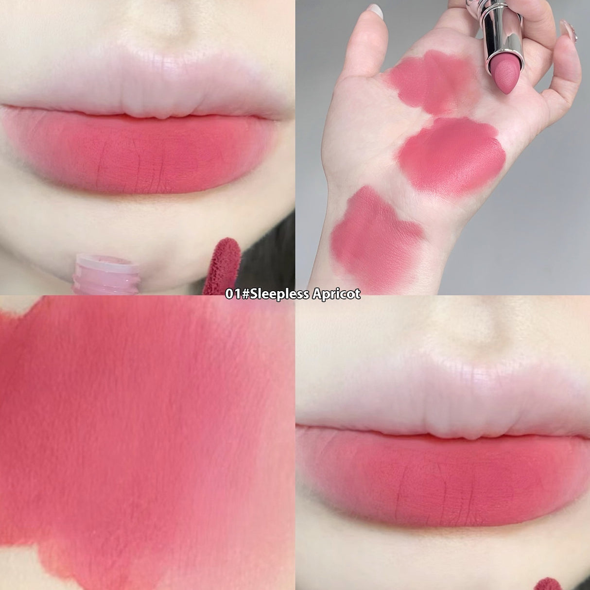 Matte Fake Plain Milk Tea Lipstick