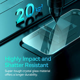 New 2Pcs Tempered Glass Screen Protector