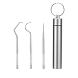 304 Portable Stainless Steel Toothpick Oral Care