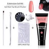 15ml Nail Extension Gel Kit Soak Off UV Gel Acrylic