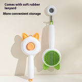 Cat Float Hair Cleaning One-click Pets Hair Removal And Cleaning Massage Comb Pet Products