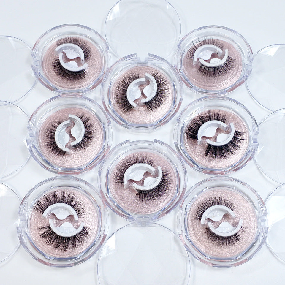 Self-adhesive Reusable Glue-free Eye Lashes With Natural Curl