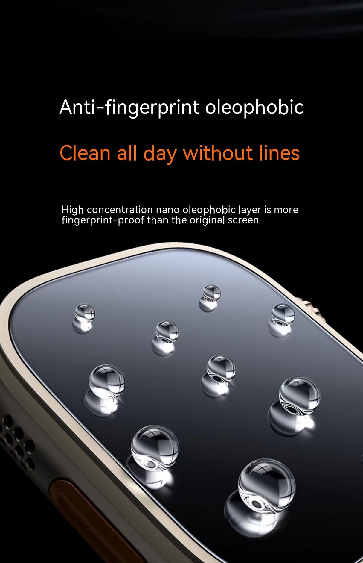 Wristwatch Tempered Screen Protector Seconds Integrated Positioning