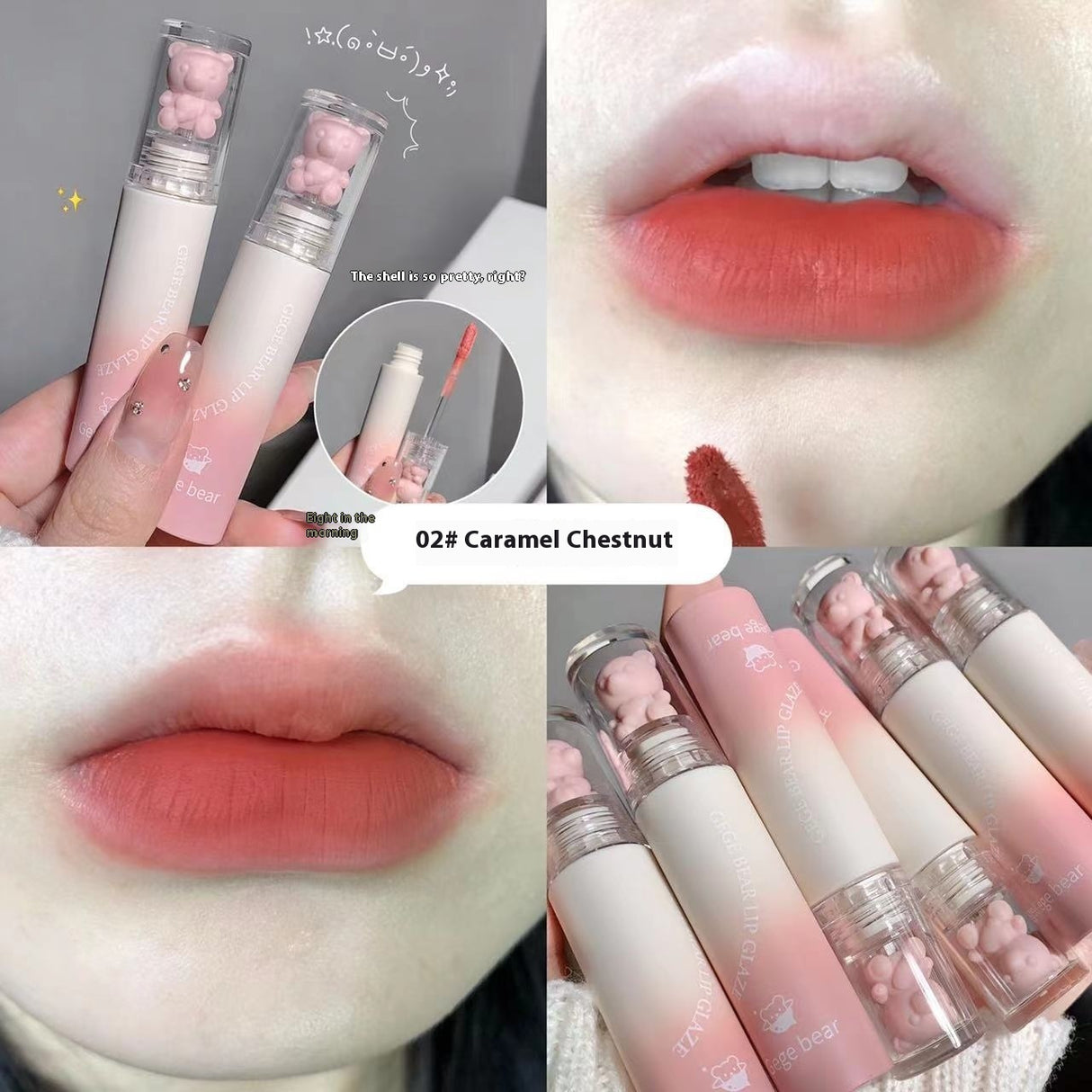 Cotton Lip Lacquer Matte Velvet Matte Moisturizing Lipstick