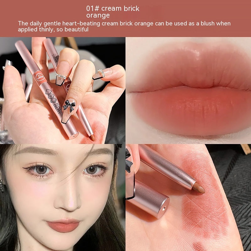 Rotating Lip Liner Lipstick Pen Waterproof And Durable Matte