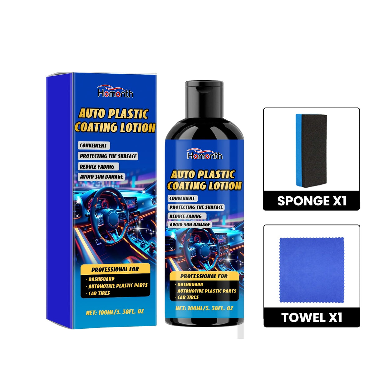 Auto Plastic Coating Lotion