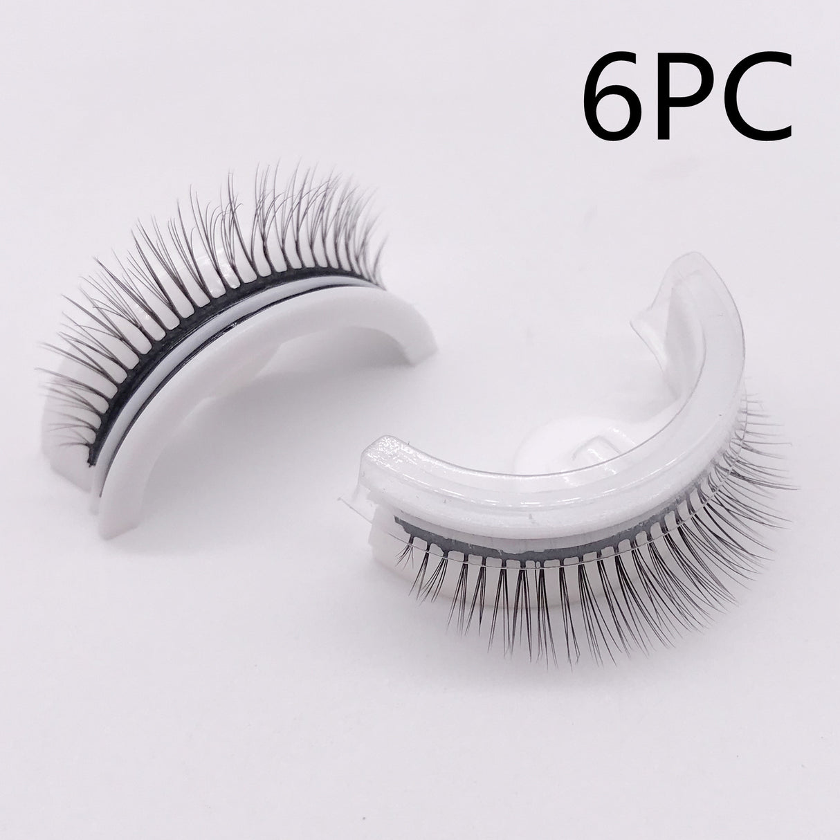 Reusable 3D Mink Lashes Natural False Eyelashes Self Adhesive Fake Glue Free Makeup Eyelash Extension Silk