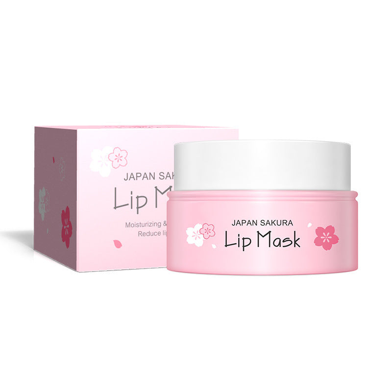 Sakura Lip Mask 8g Bouncy  Moisturizing And Moisturizing