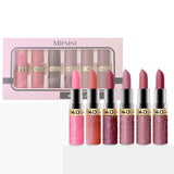 6 PCs Lipstick Kit Matte European And American Valentine's Day