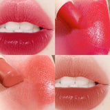 Lipstick Apricot Orange Square Rod Texture Is Clear And Moisturizing Colored And Waterproof