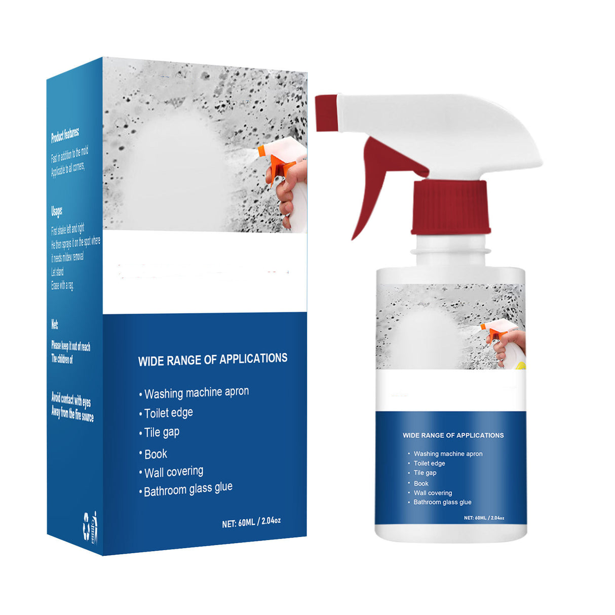 Silicone Deodorant Foam Cleaning Spray