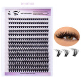 Segmented Natural Thick Individual False Eyelash False Eyelashes