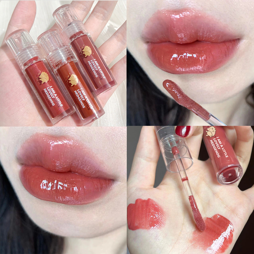 Mirror Paint Light Lip Lacquer Lipstick No Stain On Cup Long-lasting White