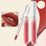 6 Color Capsule  Glaze Bright Lip Gloss Lipstick Case