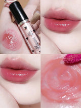 Flower Know Crystal Jelly Lip Glaze Mirror Moisturizing Lipstick