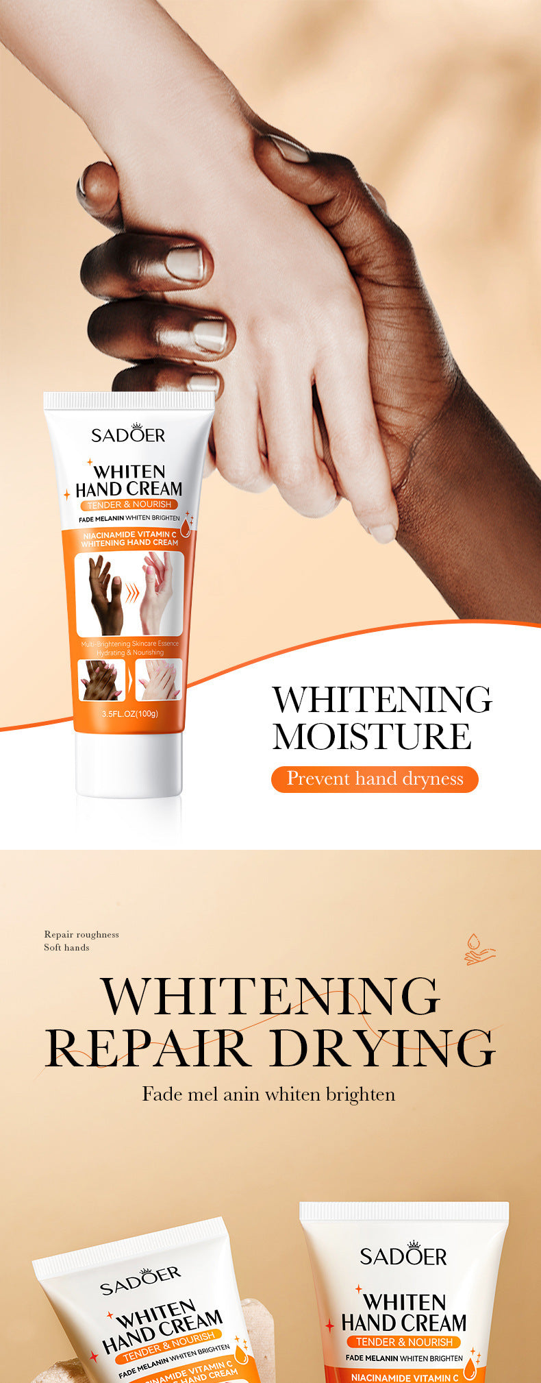 Whitening And Moisturizing Hand Anti-chapping Hand Cream