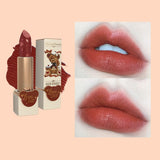 Flower Know Lipstick Circus Dry Rose Color Students