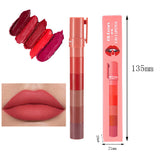 6 Sections Of Misty Velvet Show Color And Do Not Touch Cup Lip Gloss Lipstick Pen