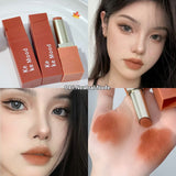 Matte Finish Lipstick Lip Balm Autumn And Winter Velvet White Light And Plain Long-lasting