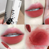 Matte Finish Velvet Non-fading White Smoked Lip Lacquer