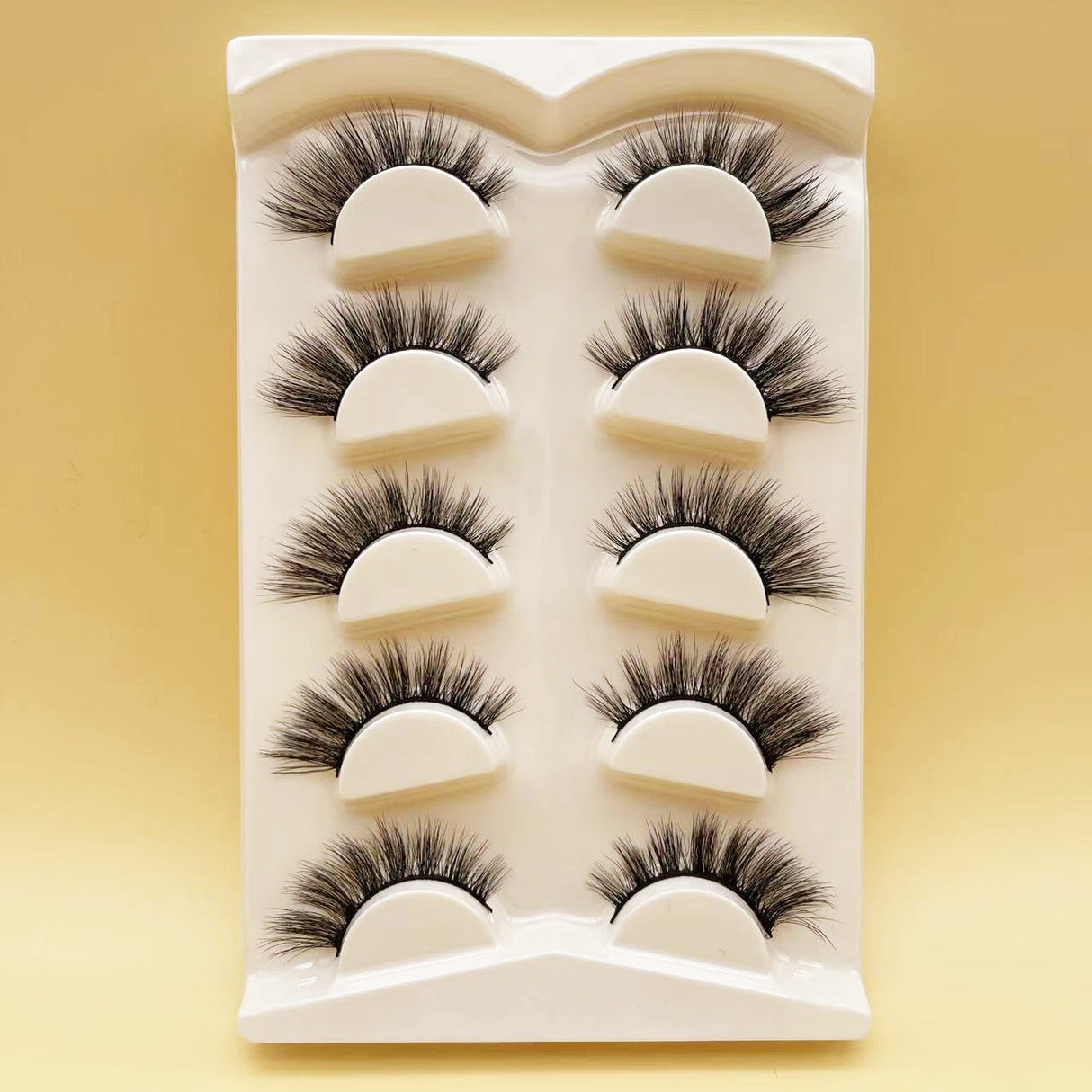 Mink Eyelashes Eye Tail Lengthening Natural Eyelashes Flat False