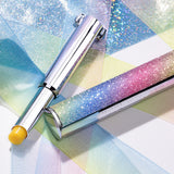 Rainbow starry sky temperature gradient lipstick