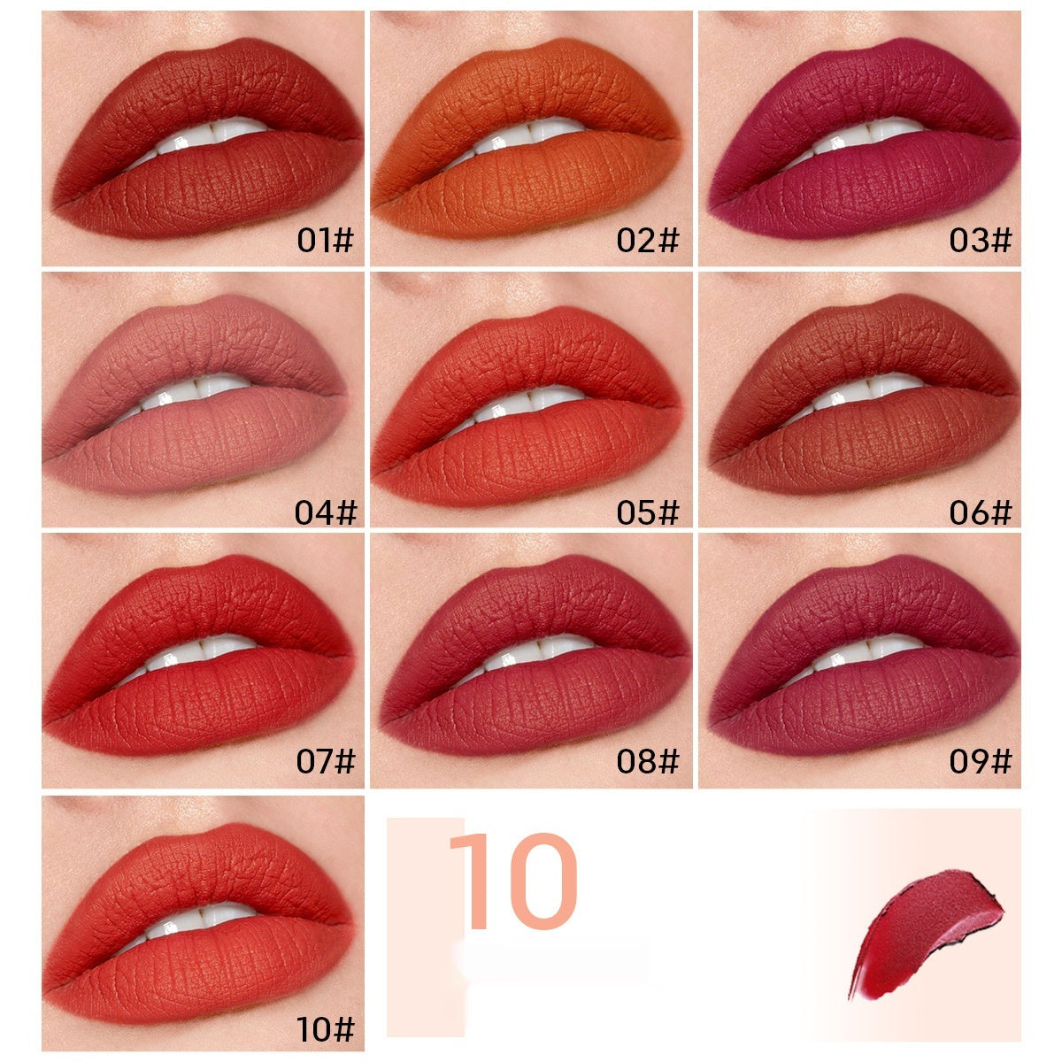 Chocolate Capsule Matte Finish Lipstick