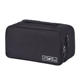 Travel Makeup Bags Women Multi-function 3-shelf Underwear Storage Bag