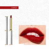 Lambskin Small Thin Heel Round Tube Lipstick Matte Velvet Not Easy