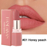 6-color waterproof nude matte durable lipstick