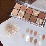 10-color Eye Shadow Niche Ultra-shine Pearlescent Matte Eye Shadow Palette