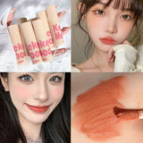 Mousse Velvet Lip Mud Matte Finish Velvet White Lip Gloss