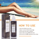 Sun-free Black Lotion Natural Bronze Body Lotion