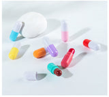 Pill Capsule Lipstick Lip Balm Sample 8 Color Suit