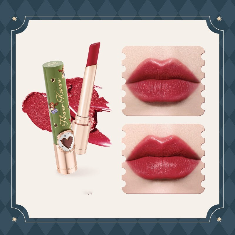 Flower Know Lipstick Circus Dry Rose Color Students