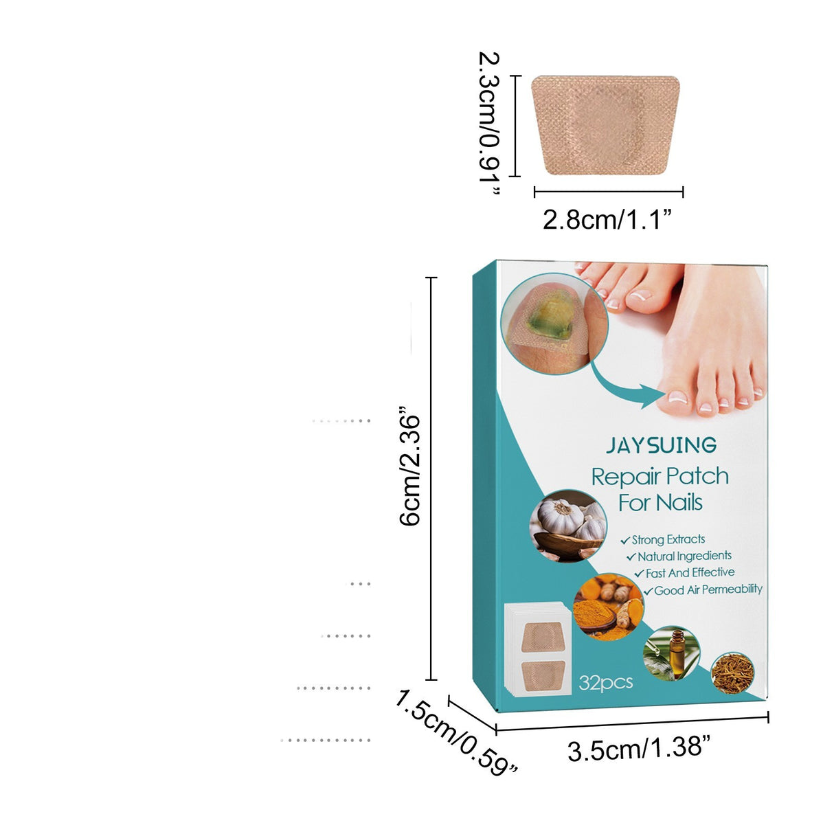 Thickened Nail Repair Patch Care